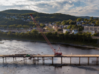 Completed Bridge Work - Northwestern view - Provided by Steven Deschaine